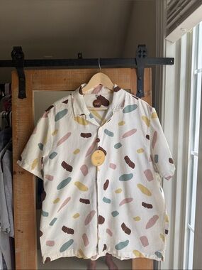 NWT Common People Clothing Short Sleeve Shirt Size XL